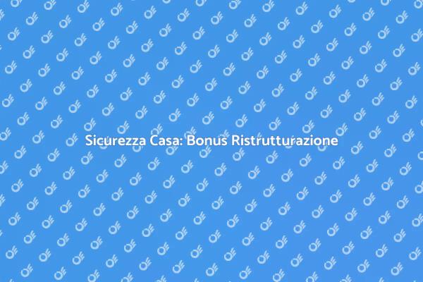 Sicurezza e Risparmio: Bonus 110