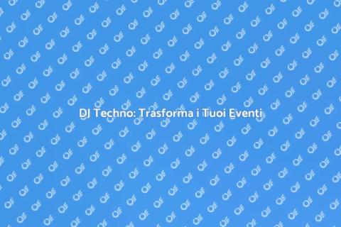 DJ Techno: Musica e Atmosfera Unica