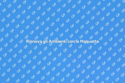 Posa e Sostituzione Moquette