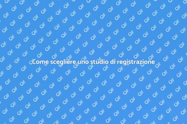 Guida all'affitto di uno studio audio