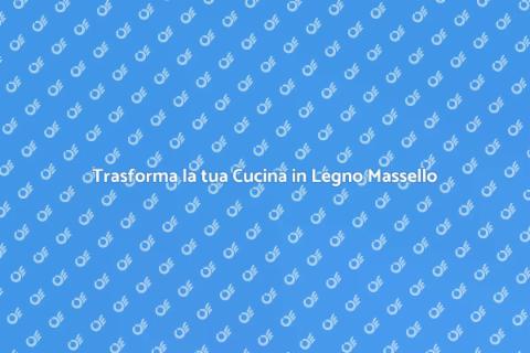 Cucina Rustica in Legno Massello