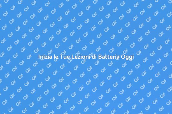 Lezioni di Batteria: Scopri il Ritmo