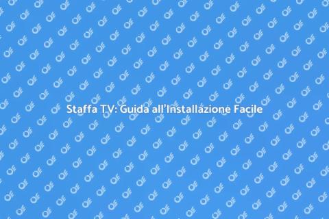 Installazione Staffa TV: Relax e Design