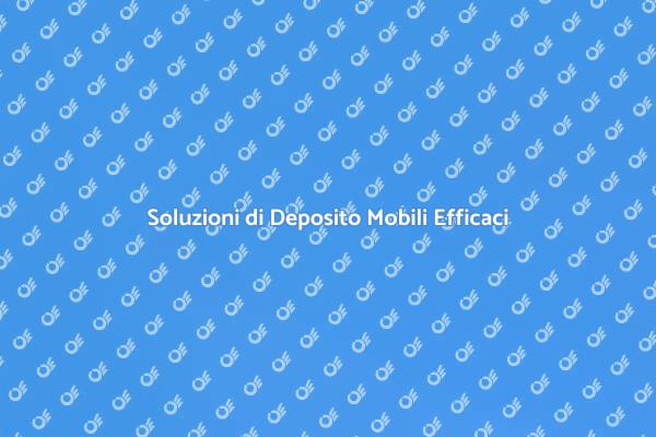Deposito Mobili: Sicurezza e Praticità