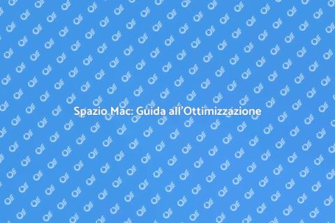Ottimizzare Spazio Archiviazione Mac