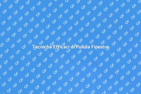 Pulizia Finestre Esterne: Guida Pratica