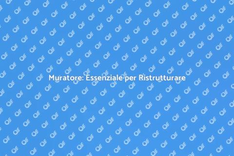 Chiamare un Muratore per Ristrutturazioni