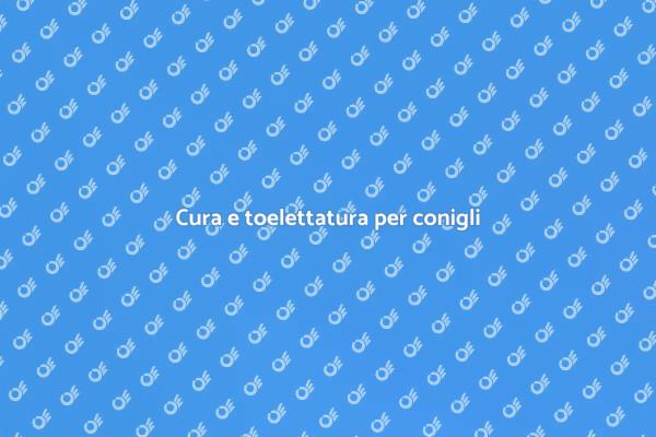 Importanza della toelettatura per animali