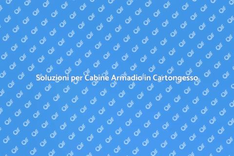Cabina Armadio in Cartongesso Moderna