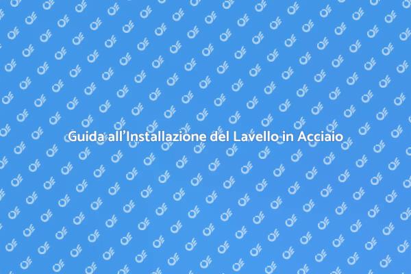 Come Installare un Lavello in Acciaio