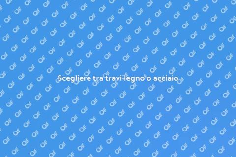 Installare travi legno lamellari o acciaio