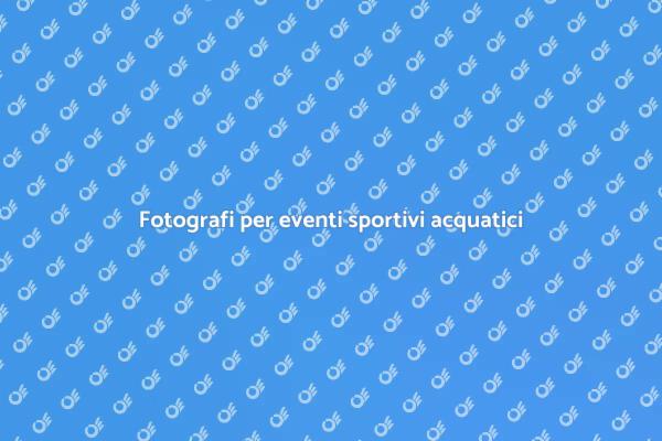 Cattura i tuoi eventi sportivi con un fotografo