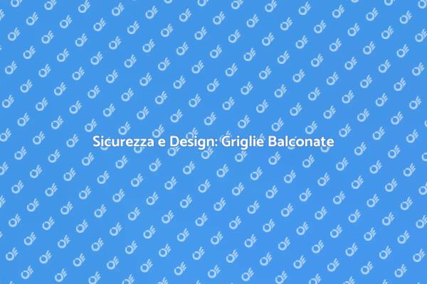 Protezione Elegante per il Tuo Balcone