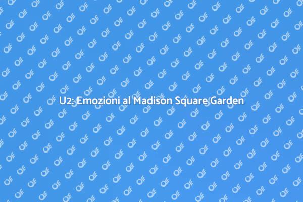 Un'Esperienza Unica con gli U2