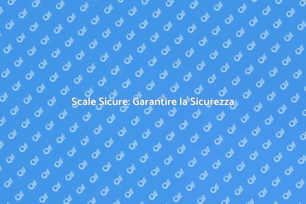 Sicurezza delle Scale: Un Obiettivo Fondamentale