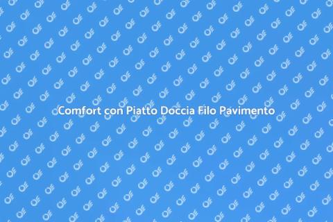 Piatto Doccia Filo Pavimento Anti Odore