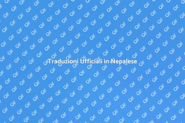 Traduzione Giurata: Opportunità in Nepalese