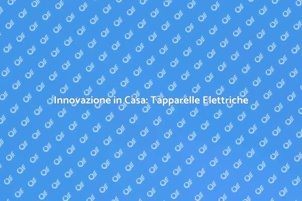 Tapparelle Elettriche: Innovazione e Comfort