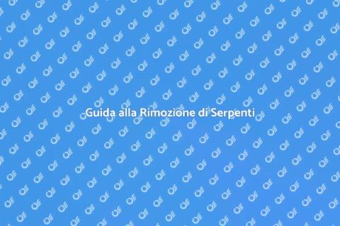 Rimuovere un Serpente in Sicurezza