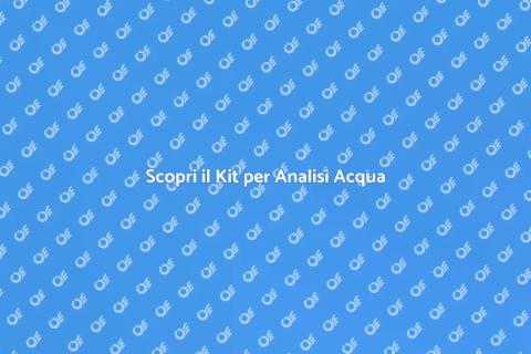 Kit Professionale Analisi Acqua