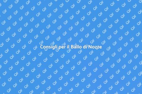 Prepararsi per il Ballo di Nozze