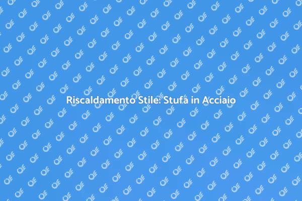Eleganza e Efficienza: Stufa a Legna