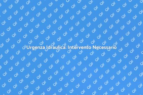 Pronto Intervento Idraulico Essenziale