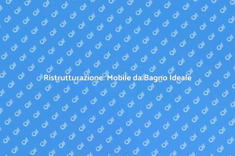 Mobile da Bagno con Piano Lavabo