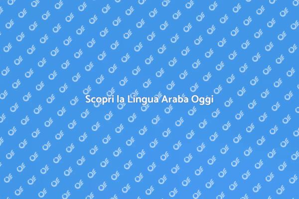 Imparare l'Arabo: Un'Avventura Unica