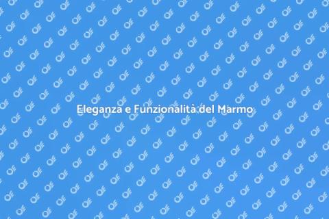 Piano di Lavoro in Marmo Elegante