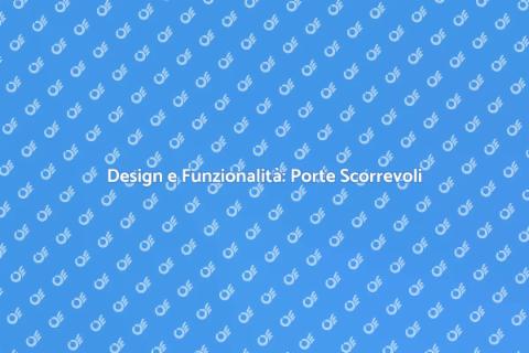 Porta Scorrevole con Finiture in Resina
