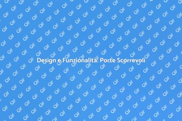 Rinnova con Porte Scorrevoli in Resina