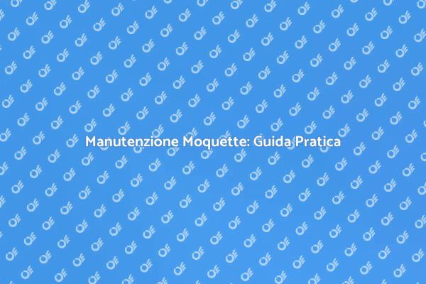 Pulizia Moquette: Perché è Importante