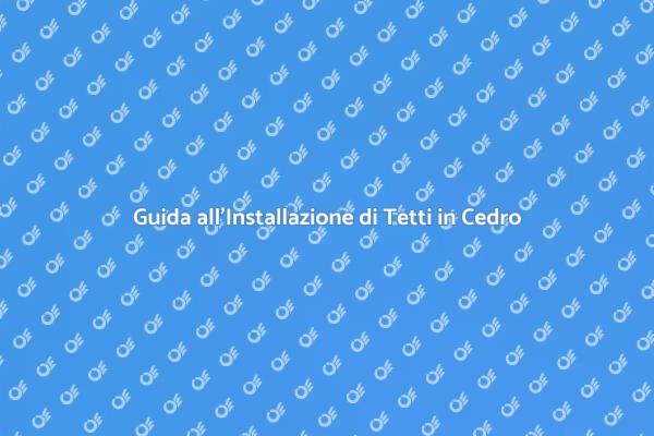 Installazione di Tetti a Scandole di Cedro