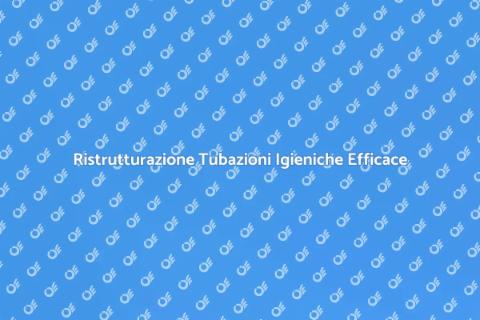 Sostituzione Tubazioni Servizi Igienici