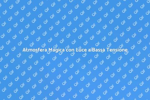 Illuminazione Piscine a Bassa Tensione