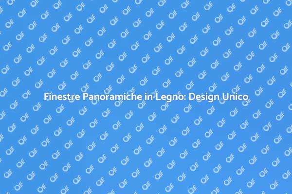 Rinnova i Tuoi Spazi con Infissi in Legno