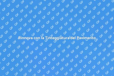 Tinteggiatura del Pavimento Innovativa