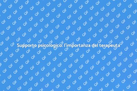 Psicoterapeuta per supporto psicologico