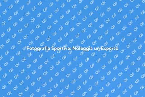 Noleggiare un Fotografo per Eventi Sportivi
