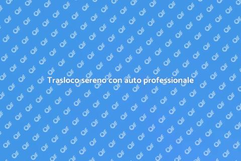 Traslocare con auto trasportata pro
