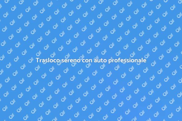 Traslocare con auto: guida professionale