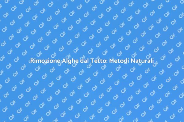 Alghe sul Tetto? Ecco Come Rimuoverle!