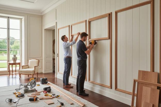 Quanto costa installare le boiserie con cornici?