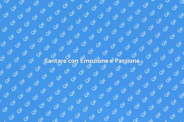 Un Viaggio nel Canto e nelle Emozioni