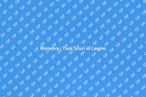 Rifinire Scuri in Legno con Stile