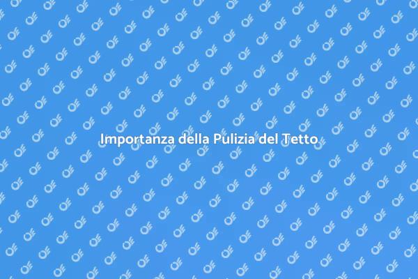 Mantieni il Tuo Tetto Libero da Detriti