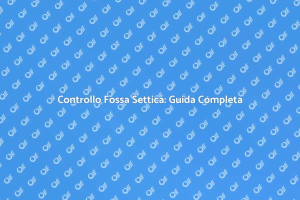 Come Ispezionare la Fossa Settica