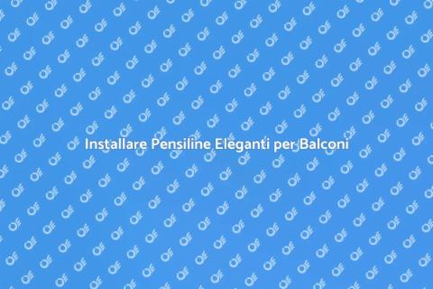 Pensiline in Policarbonato per Balconi