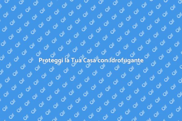 Come Scegliere l'Idrofugante Giusto
